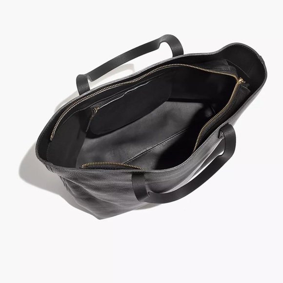 Madewell The Zip-Top Transport Tote MONOGRAM SILVA - Picture 2 of 5